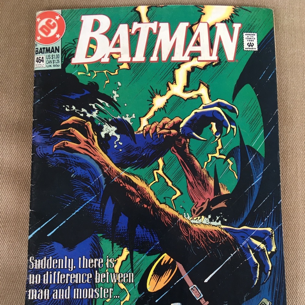 Batman #464 1991 dc comics free shipping